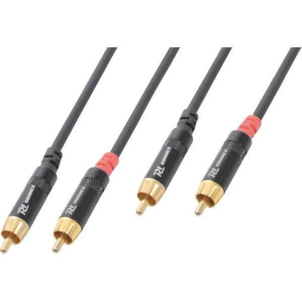 PD Connex RCA kabel 2x RCA Male - 2x RCA Male - 0.5m