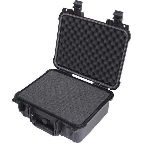 Koffer - Iron Case - Harde Cover voor Toshiba | Zwart | Zelf Uitsnijden| Accessoires voor Laptops / Bescherming / Protectie| Waterdicht