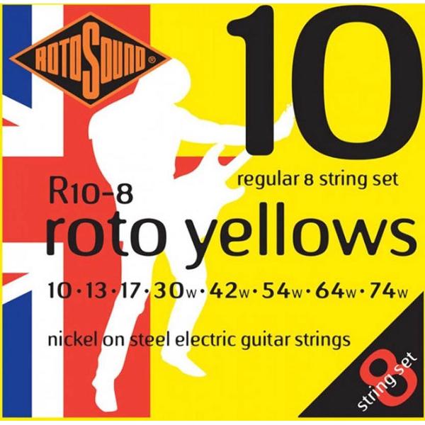 Snarenset elektrische gitaar Rotosound Roto Series R10-8