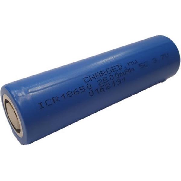 CHARGED - 18650 Batterij | Li-ion | 3,7 V | 2500 mAh