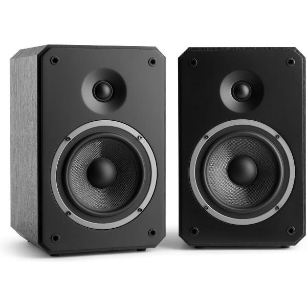 NUMAN Octavox 702 MKII twee-weg schapluidsprekers , computer-geoptimaliseerde behuizing met geluidswand , set van 2