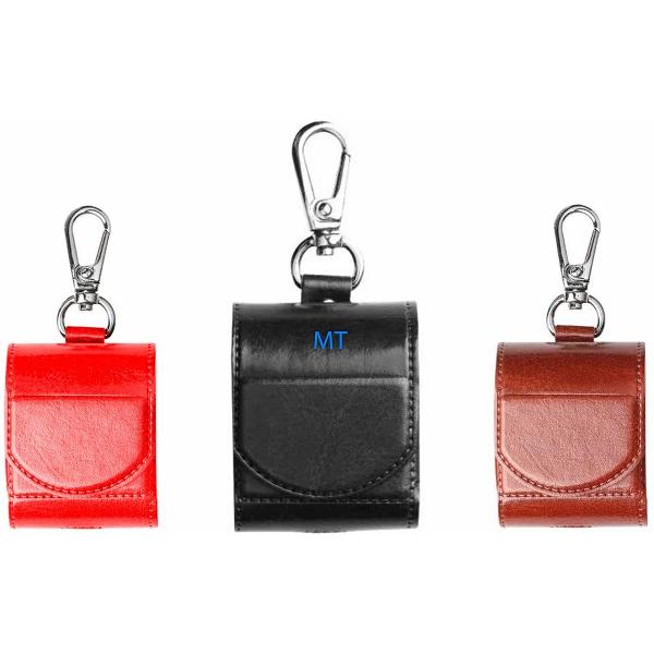 AirPods 1/2 Hoesje Case - Beschermhoesje AirPods-LEER -BRUIN