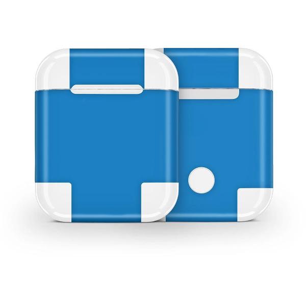 AirPods 1st Generation Case Skin Matt Blauw -3M Wrap