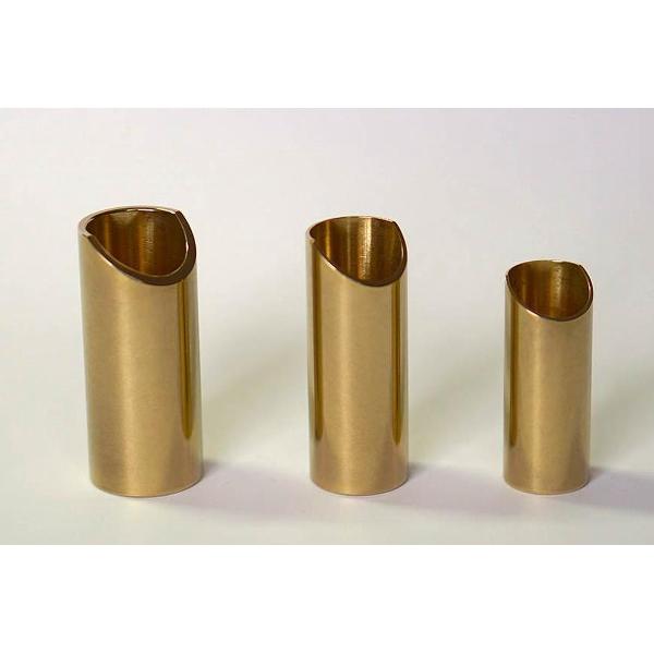 Bottleneck gitaar slide brons The Rock Slide TRS-LB maat L