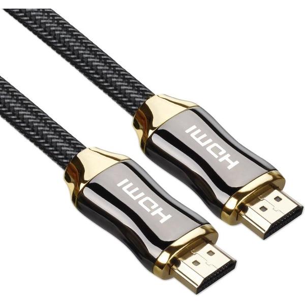 Behave HDMI Kabel 2.0 - Ultra HD 4K High Speed (60hz) - 18 GBPS - HDMI naar HDMI - Gold Plated - 1 Meter