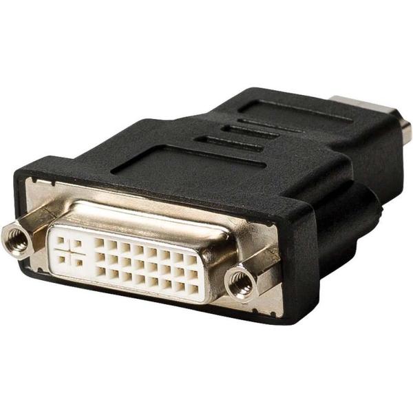 HDMI™ - DVI-Adapter | HDMI™-Connector - DVI-D 24+1-Pins Female | Zwart