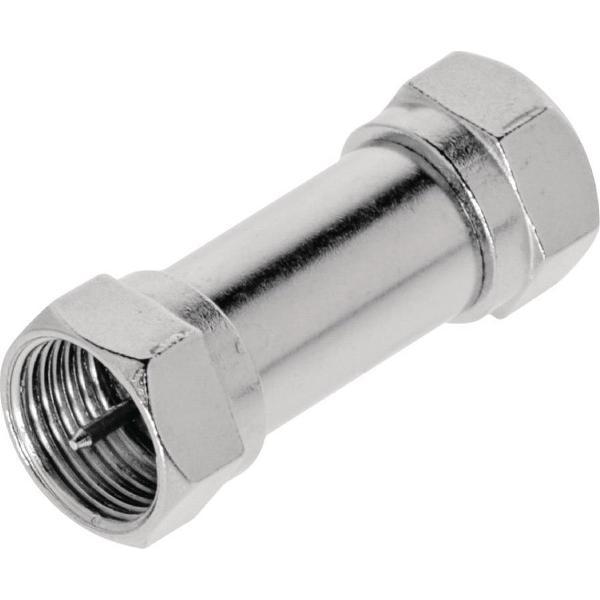 Valueline VLSP41941M Antenne Adapter F-male - F-male Zilver