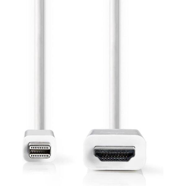 Mini-DisplayPort - HDMI™-Kabel | Mini-DisplayPort Male - HDMI™-Connector | 2,0 m | Wit