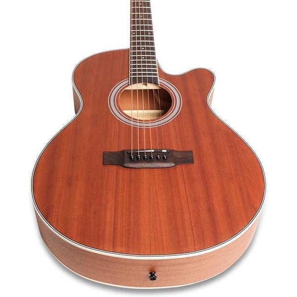 Bullfighter D4015 NM akoestische western folkgitaar uit mahoniehout met cutaway