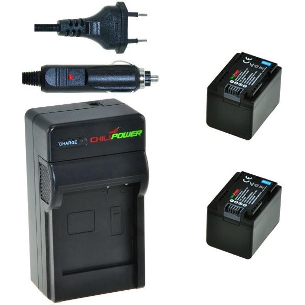 ChiliPower BP-727 Canon Kit - Camera Batterij Set