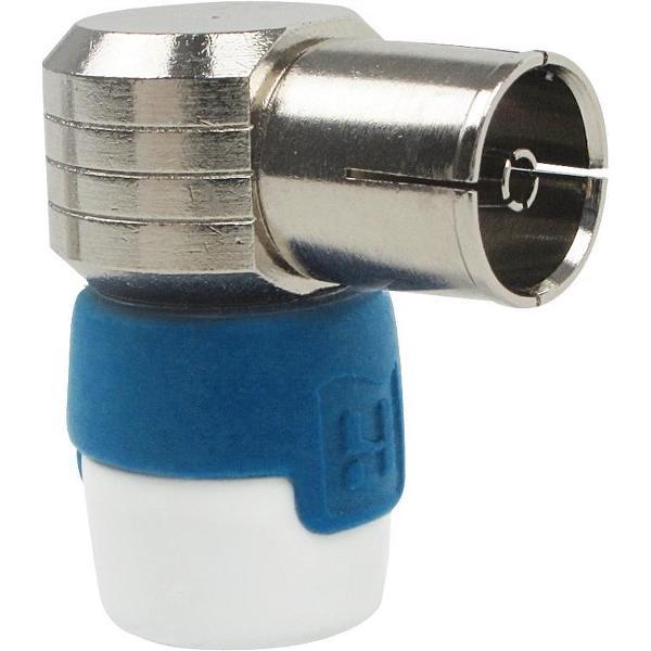 Female IEC connector angled 4G