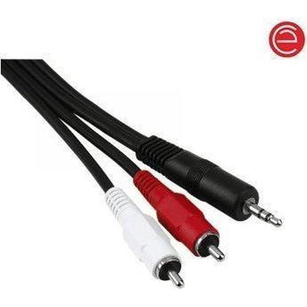 Electrocentral ® rca mini jack aux kabel 1,5 meter