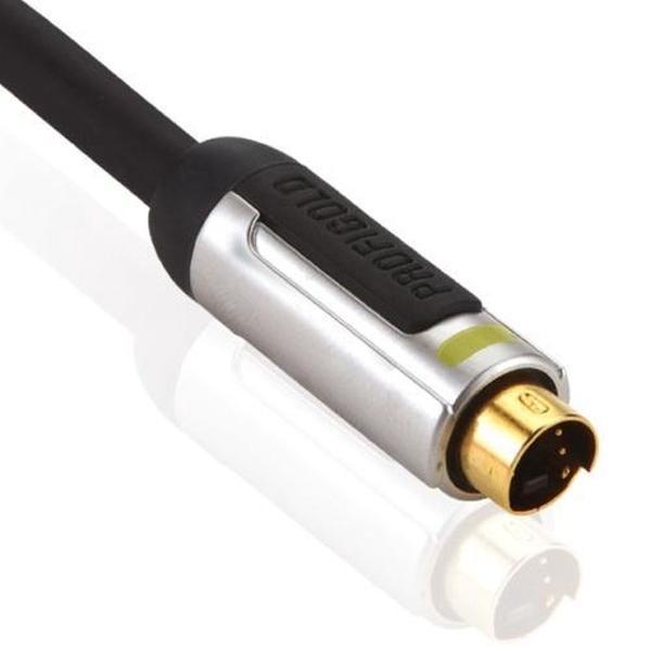 Profigold PROV6603 3m S-Video (4-pin) S-Video (4-pin) Zwart, Zilver S-videokabel