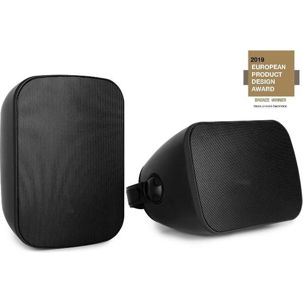 Speakerset voor binnen of buiten - Power Dynamics BD50B speakerset 120W - Zwart - Geschikt