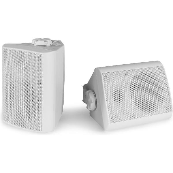 Speakerset voor binnen en buiten - Power Dynamics BGO40 witte 4