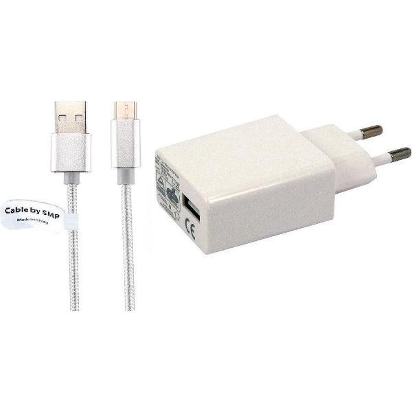 2A lader TUV gekeurd 3 m Oplaadkabel en oplader adapter met stekker. Past ook op Xiaomi. o.a. V2 Viper S, V3 Viper, Mi Play, Mi A2 Lite, Redmi 4 prime, Redmi Note Prime