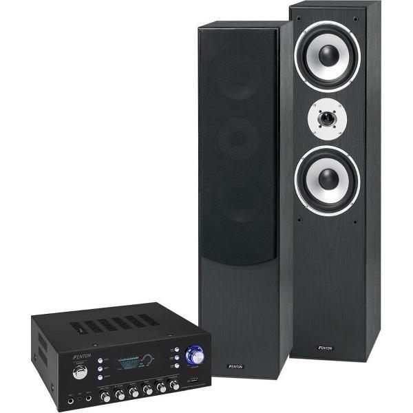 Stereo installatie - Fenton AV120FM-BT HiFi stereo installatie met Bluetooth en USB