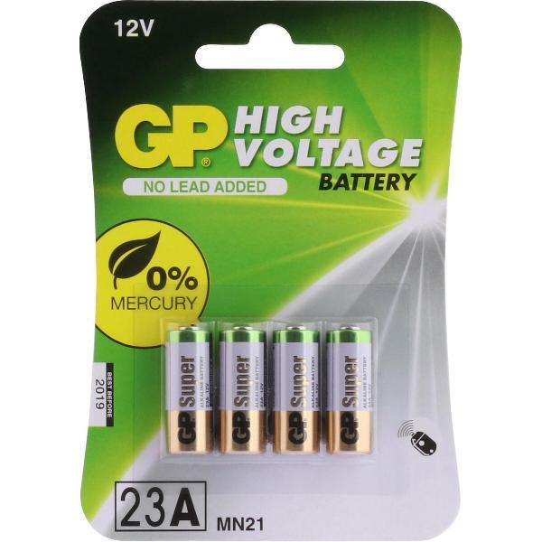 GP Alkaline MN21 batterijen - 4 stuks