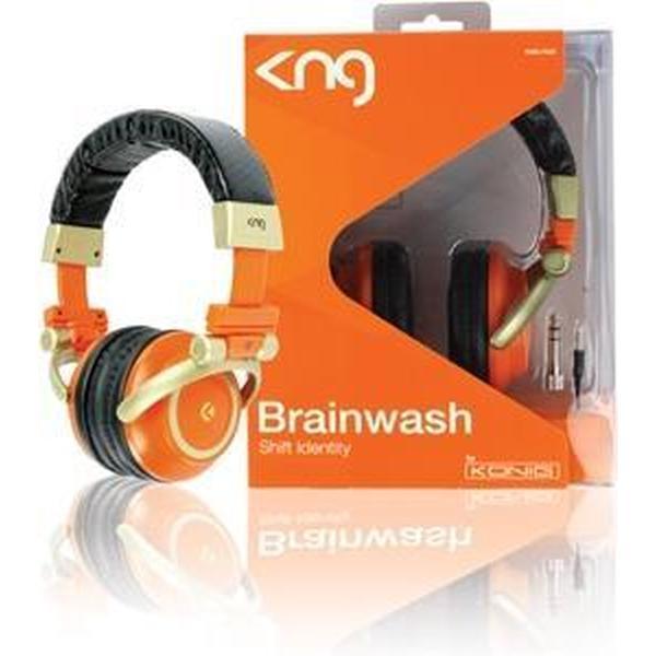 KNG Brainwash Hoofdtelefoons Hoofdband Oranje
