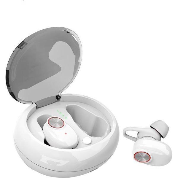 Lipa T06A Bluetooth headphone / Bluetooth 5.0 / Sterke bass / Met oplaad case / 5 uur speeltijd achter elkaar / Met microfoon en telefoonknop