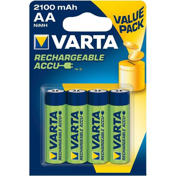 Varta Rechargeable Accu AA 2100 mAh BLS4