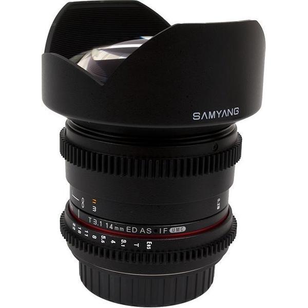 Samyang 14mm T3.1 Vdslr Ed As If Umc - Prime lens - geschikt voor Sony A