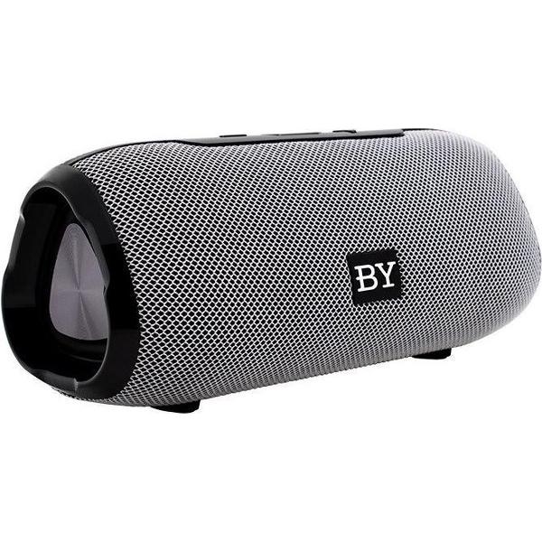 DrPhone BY1 - Draagbare Hi-Fi Wireless 10W speaker - FM Radio - Handsfree Bellen - Stereo Sound - Bluetooth 5.0 - Draadloze Bluetooth Speaker – Grijs