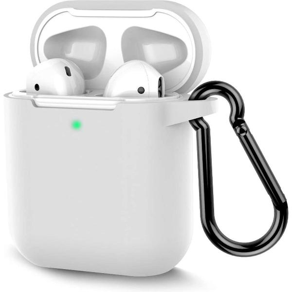 Shieldcase Case geschikt voor Airpods silicone case - wit