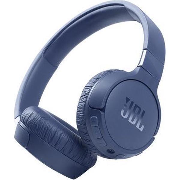 JBL Tune 660NC Blauw - Draadloze on-ear Noise Cancelling koptelefoon
