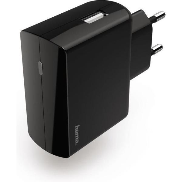 Hama Oplader 2.4 A Zwart