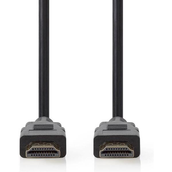 High Speed HDMI™-kabel met Ethernet | HDMI™-connector - HDMI™-connector | 1,0 m | Zwart