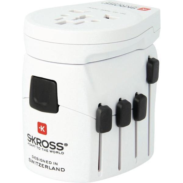 Skross SKR1302535 Reisadapter Wereld Pro Usb Geaard