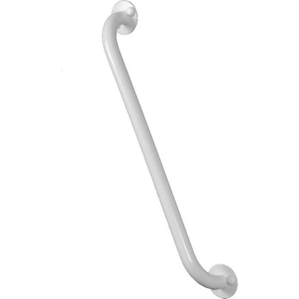 Badkamer-toilet handgreep 50 cm staal wit