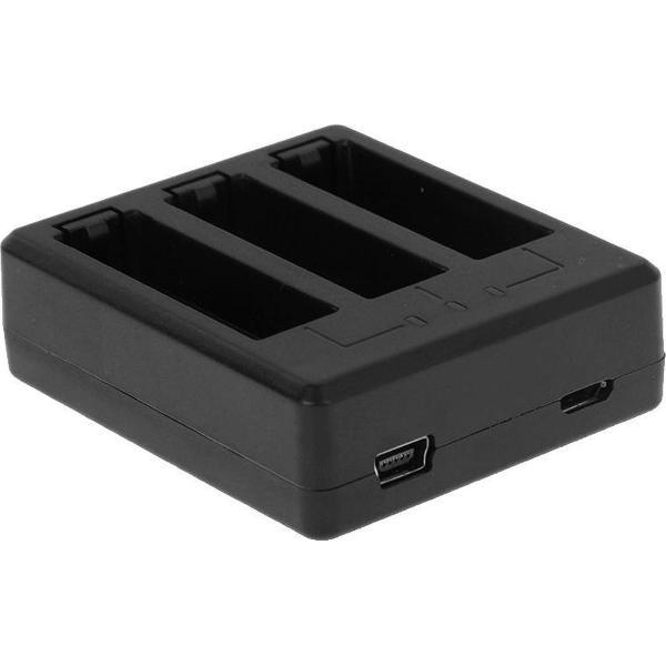 PULUZ 3-kanaals Batterij Lader voor GoPro HERO4 (AHDBT-401)
