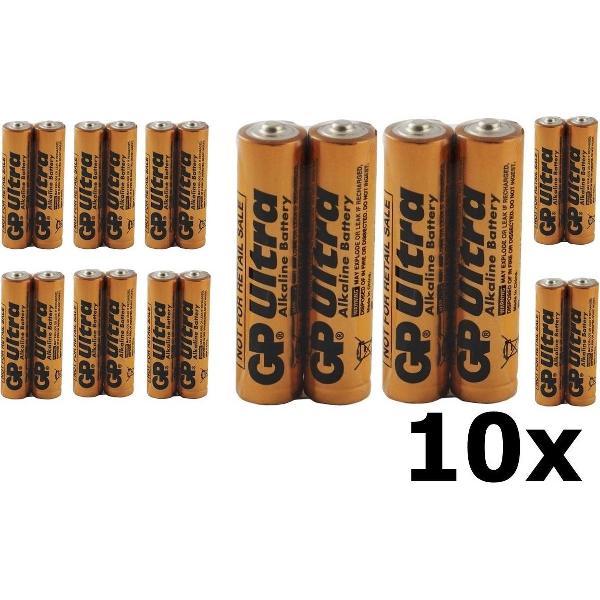 10 Stuks - GP Ultra LR3 AAA Industriele Alkaline Batterij