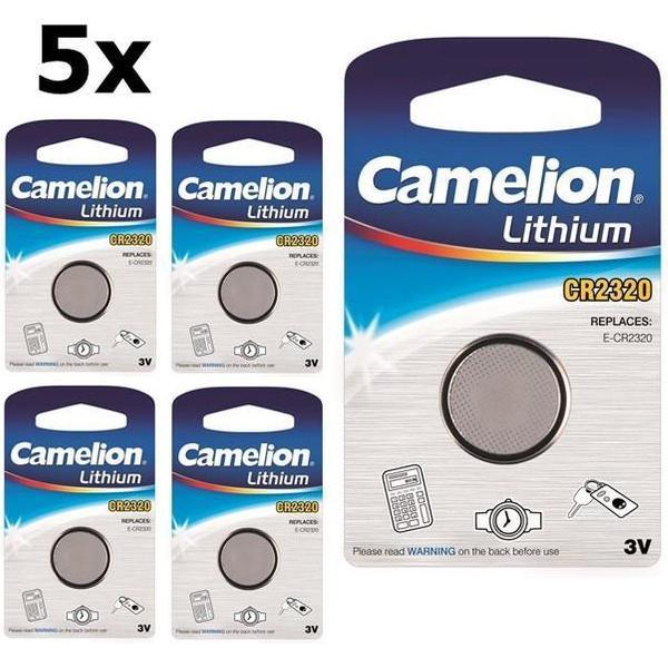 5 Stuks Camelion CR2320 lithium knoopcel batterij