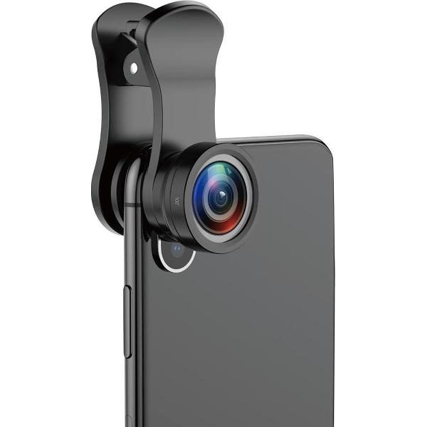 Baseus clip-on lens 120° hoek 15X macro smartphone - Zwart