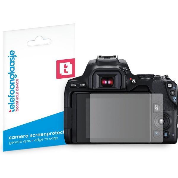 Canon EOS 250D screenprotector gehard glas