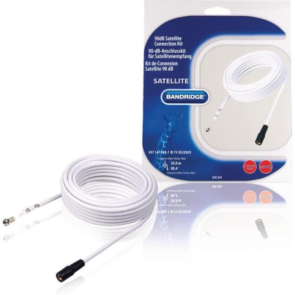 Bandridge Bzk1204 Aansluitkit van 90 db voor Digitale Satellietverbinding 30.0 M