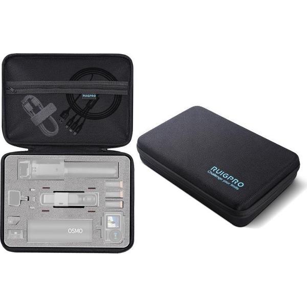 RUIGPRO Oxford waterdichte opbergdoos Tas voor DJI OSMO Pocket Gimble-camera / OSMO-actie, afmeting: 30,2x20,8x7,2cm (zwart)