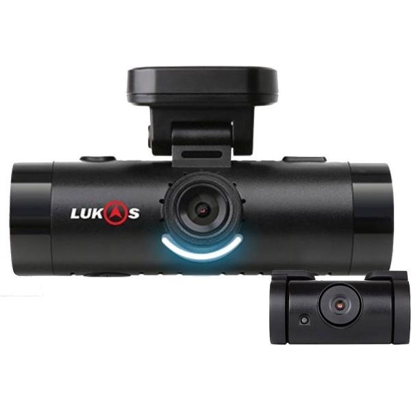 Lukas Dashcam voor auto V790 2CH 16gb Wifi - GPS