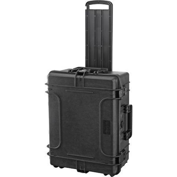 Gaffergear camera koffer 054H zwart trolley uitvoering - excl. plukschuim - 47,300000 x 28,300000 x 28,300000 cm (BxDxH)