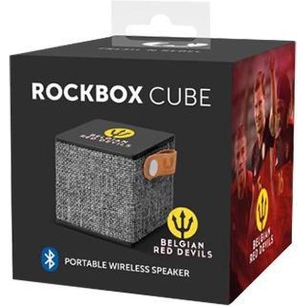 Fresh 'n rebel Rockbox Cube - Red Devils Edition - Zwart