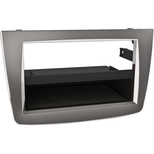 2-DIN Paneel Alfa Romeo MiTo 2008-2014 Kleur: Zilver