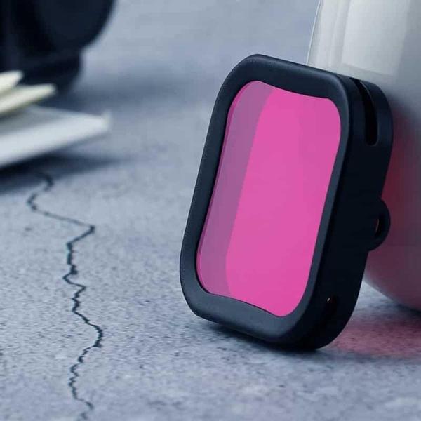 Behuizing Duikkleurlensfilter voor DJI Osmo Action (paars)