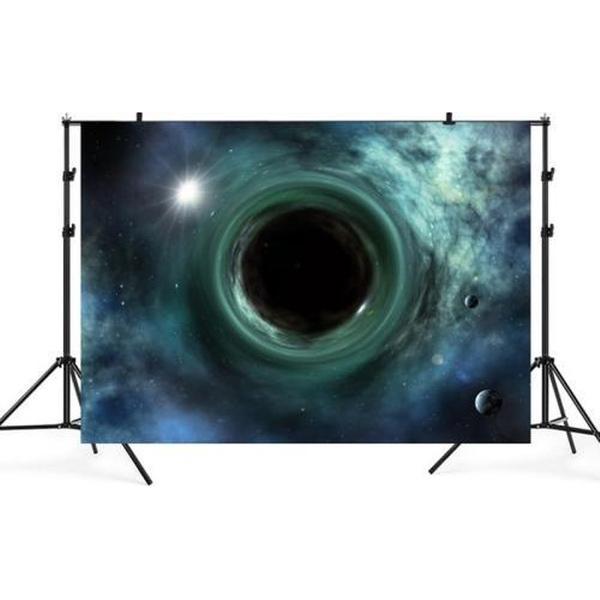 2.1mx 1.5m Zwart Gat Sterrenhemel Themafeest Kinderstudio Fotografie Achtergronddoek (TK18)