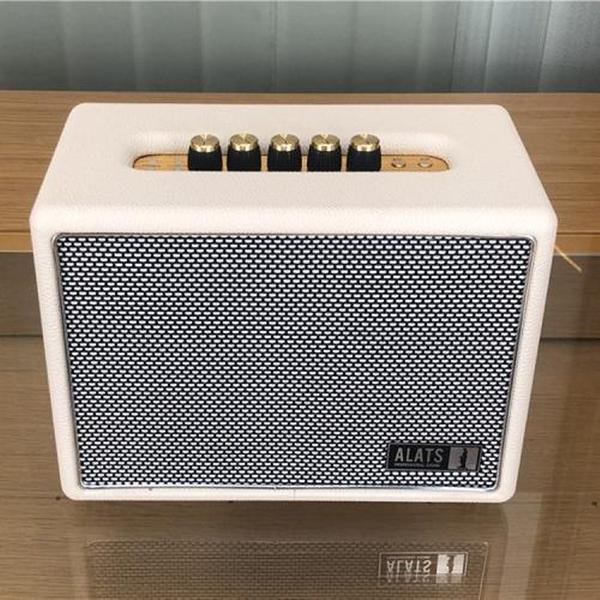 Hoogwaardig luidsprekermodel decoratie-rekwisieten Luidspreker Echt machinaal gemaakt luidsprekermodel, kleur: wit (groot)