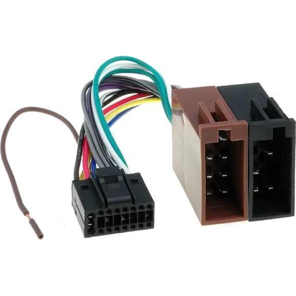 ISO kabel voor KENWOOD, JVC(22x9.5mm) autoradio