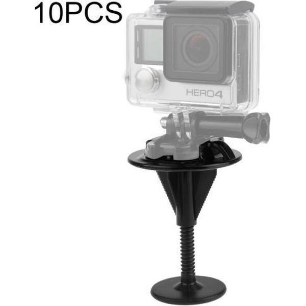 10 STKS Surf Snowboard Gesp Mount Houder voor GoPro HERO8 / 7/6/5/5 Sessie / 4 Sessie / 4/3 + / 3/2/1, Xiaoyi en andere actiecamera's (zwart)