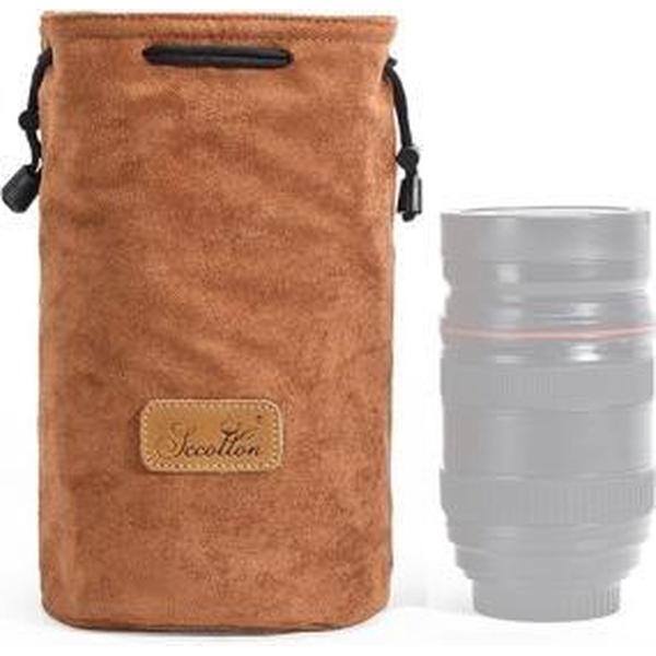 SCCOTTON Liner Schokbestendige digitale bescherming Draagbare SLR-lenstas Micro-enkele cameratas Rond Khaki M